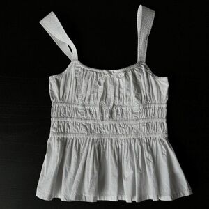 Aritzia Sunday Best Smocked Tank Top